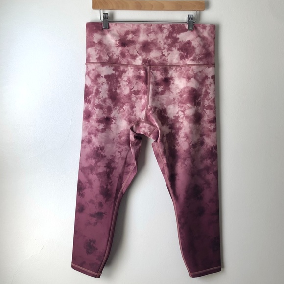 Athleta Women's Tie Dye Capri Legging Size 1X - Picture 1 of 12